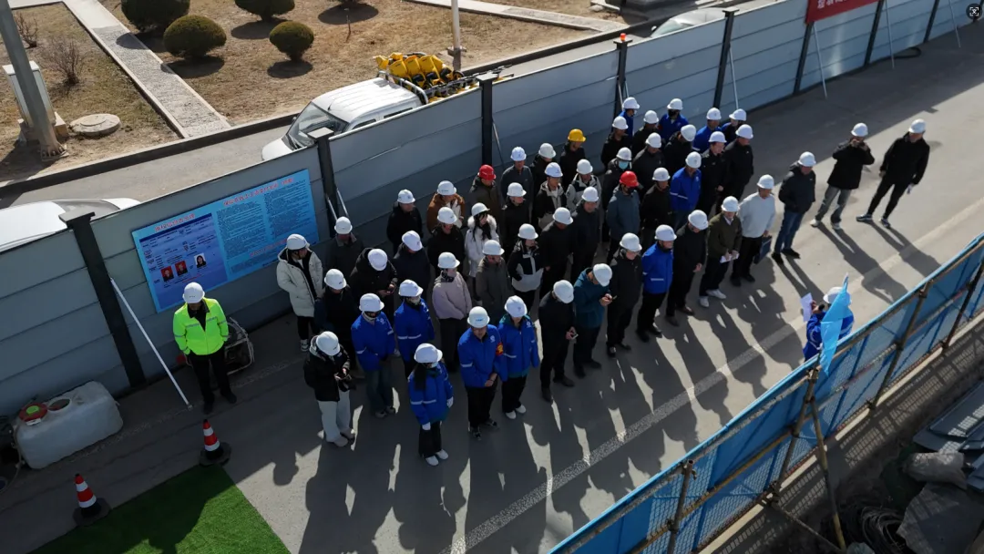 寧夏建工路橋市政分公司承建的賀蘭山路排澇通道工程舉行觀摩會