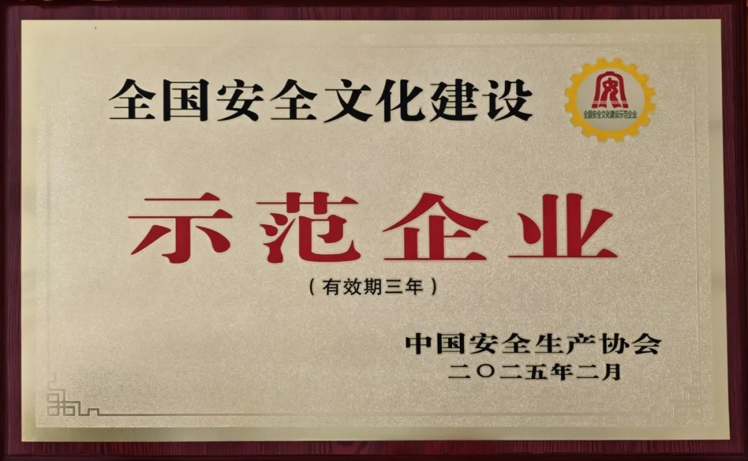 寧夏五建榮獲“2024年全國(guó)安全文化建設(shè)示范企業(yè)”稱(chēng)號(hào)